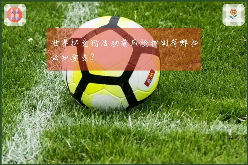 世界杯竞猜活动前风险控制有哪些必知要点？